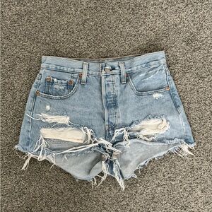Levi ripped shorts